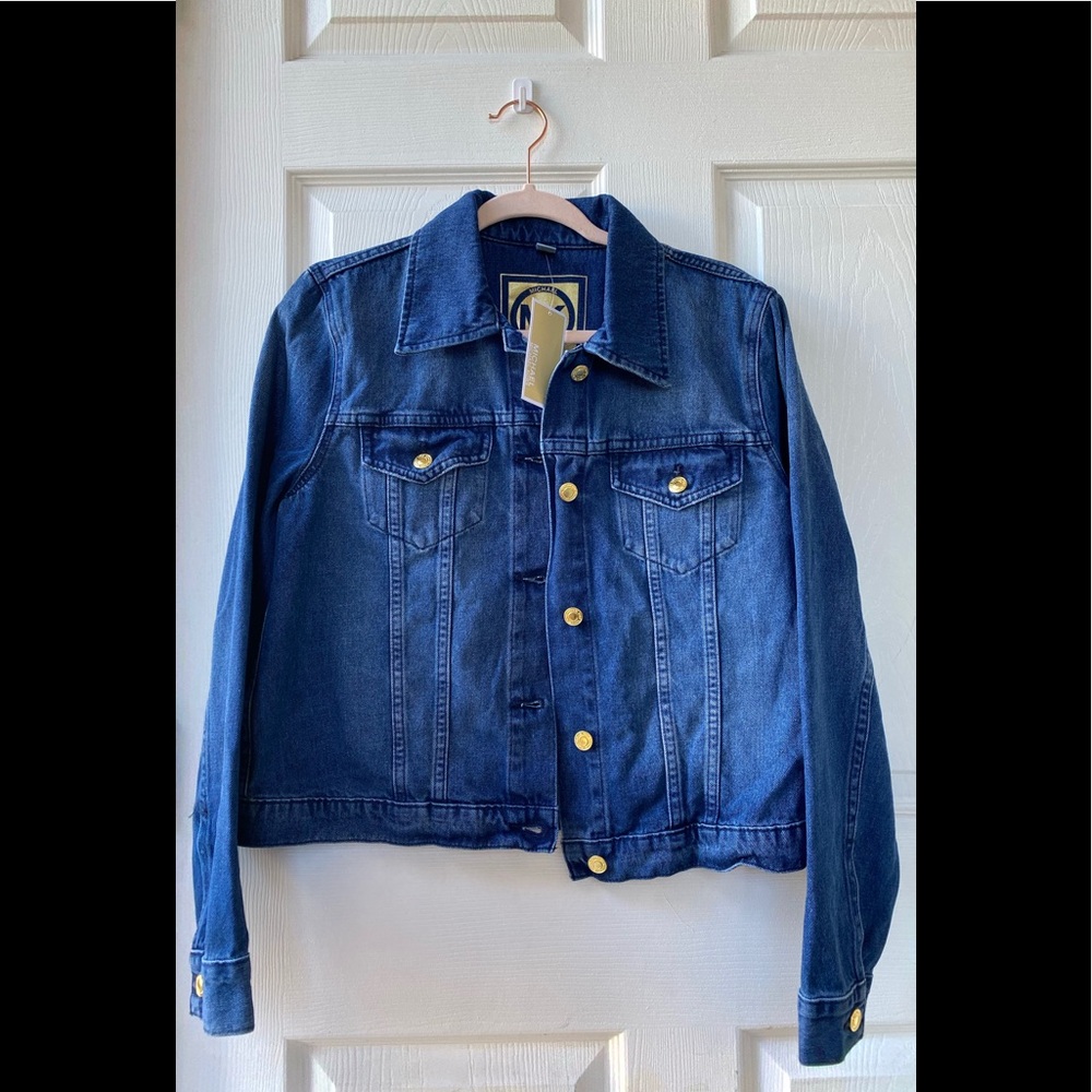 MICHAEL KORS authentic denim jacket size L 💙